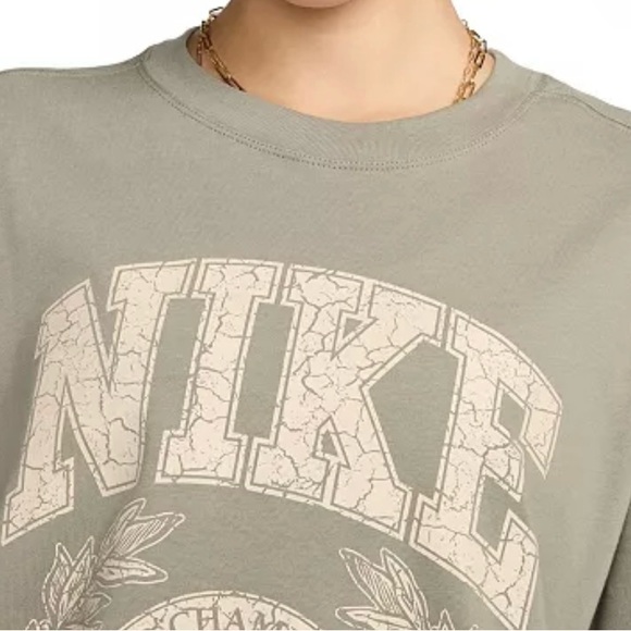 Nike Women's Sportswear Cotton Essential Oversized Tee - Picture 3 of 4